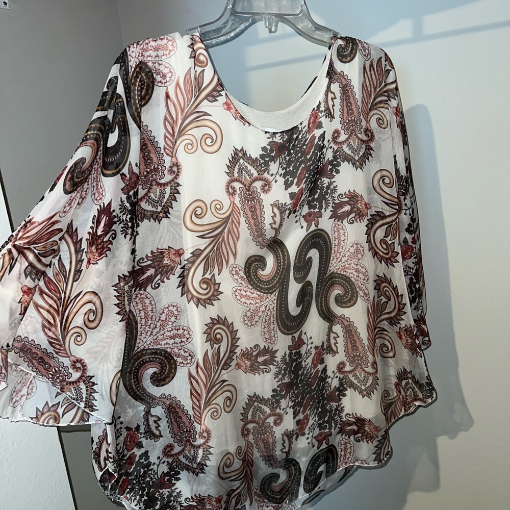 Paisley Print Women's Top